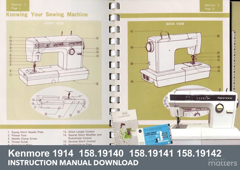 Kenmore 1914 15819140 158.19140 15819141 158.19141 Etsy