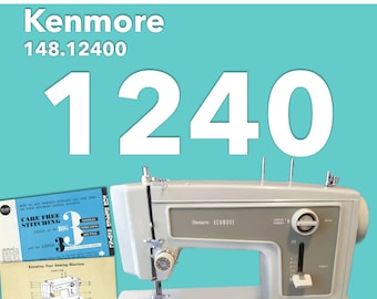 Manual de instrucciones de la máquina de coser en zigzag Kenmore 1240, 148.1240 1481240 (PDF)