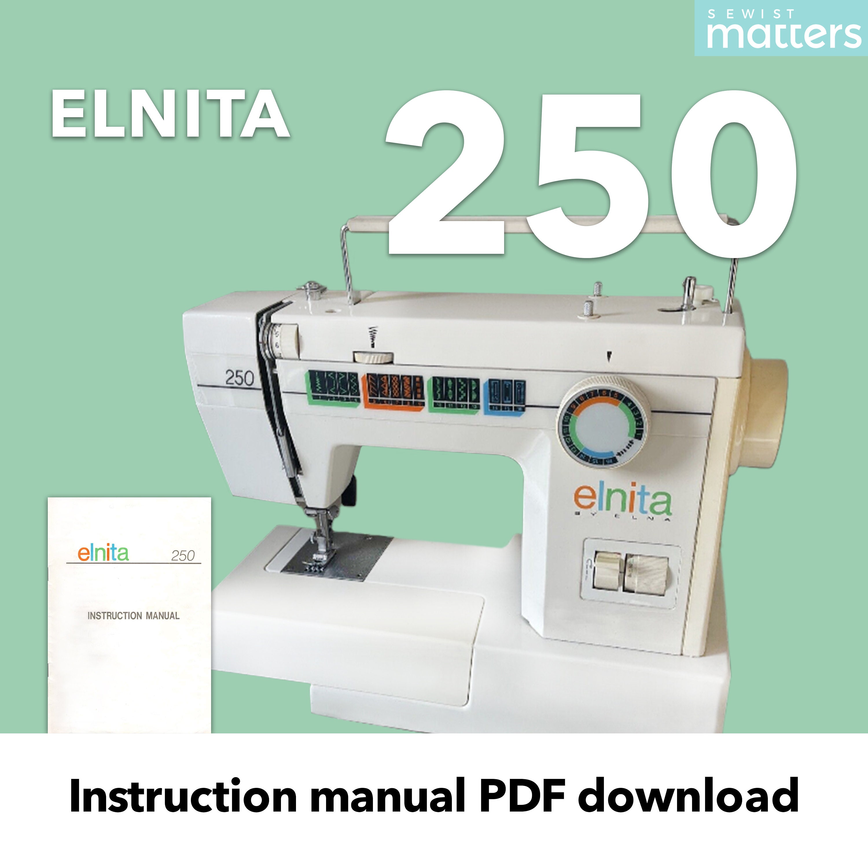 Handi Quilter Stitch 610 Janome 6650 Elnita 72F 