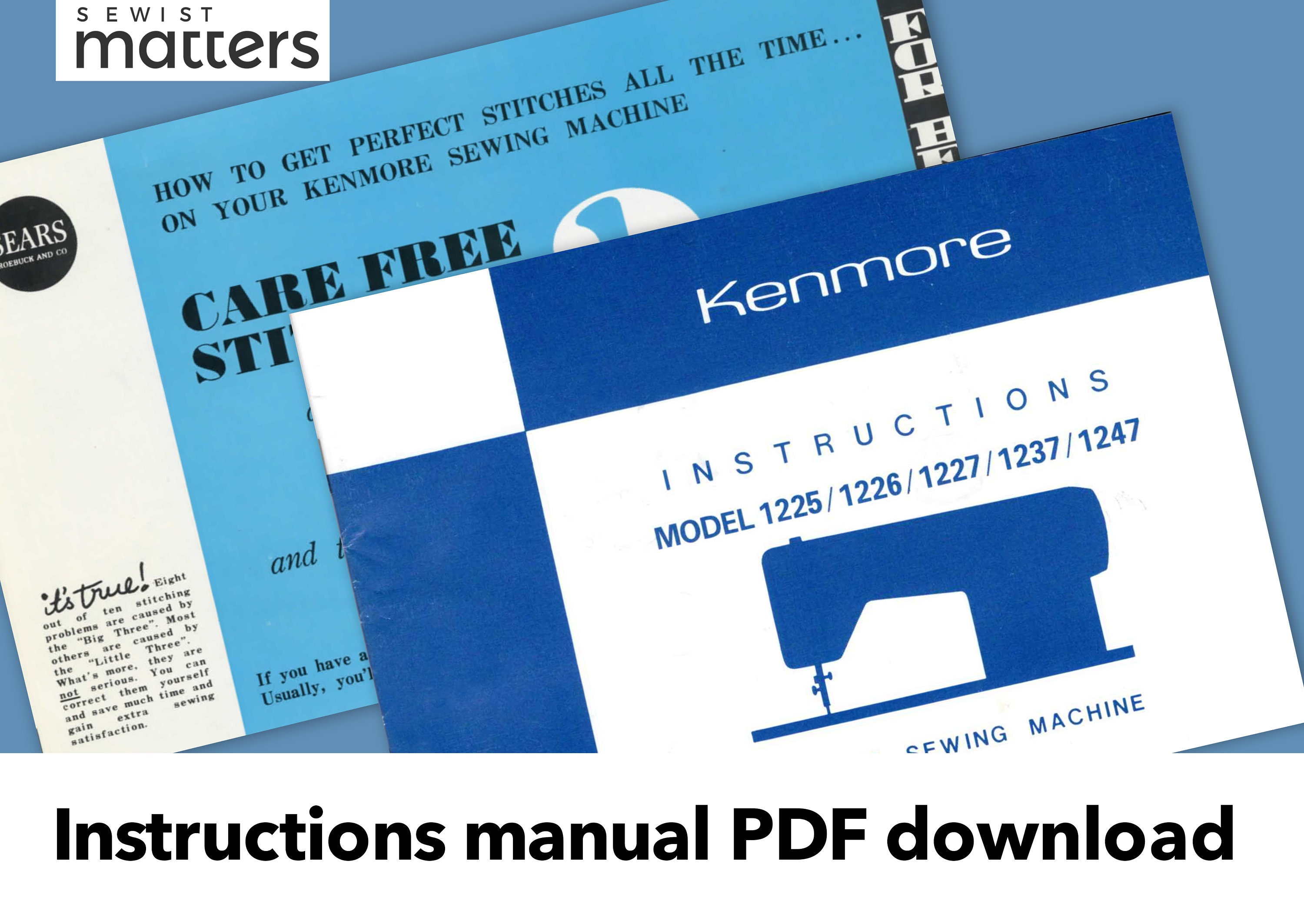Kenmore 75 158.750 Sewing Machine Instruction Manual PDF Download