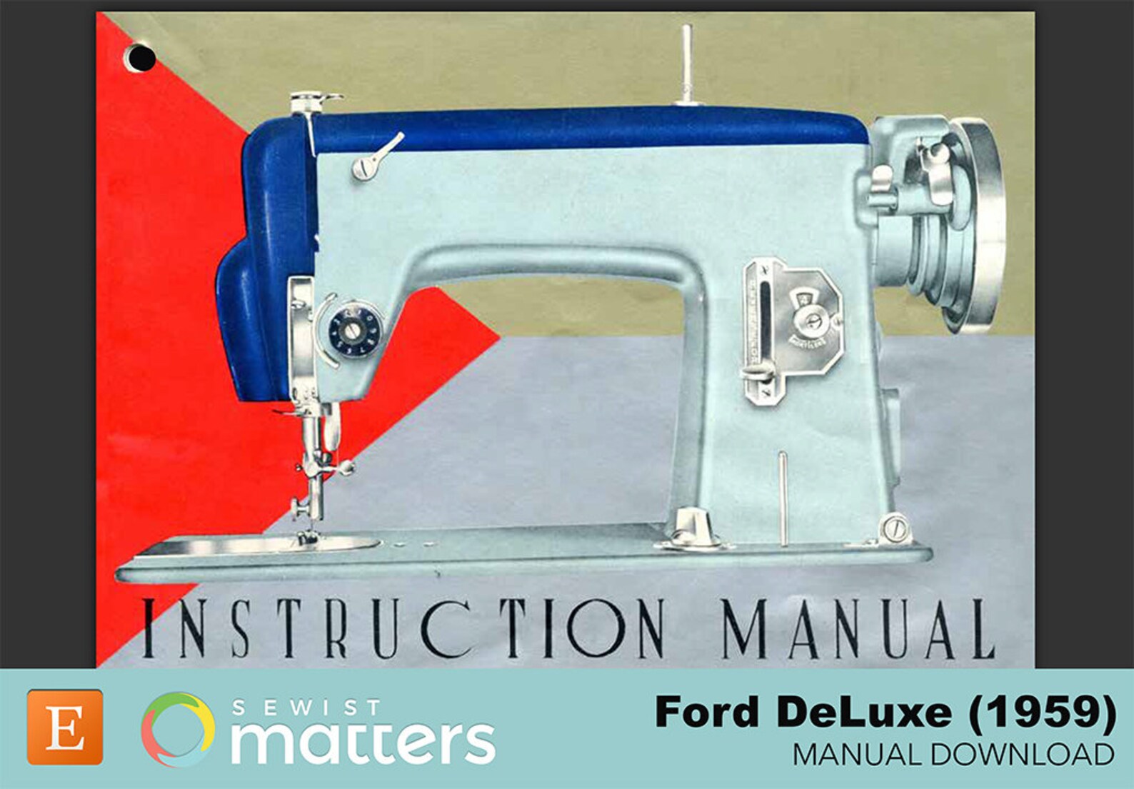 Ford Deluxe Straight-stitch Sewing Machine & Bel Air Precision De Luxe ...