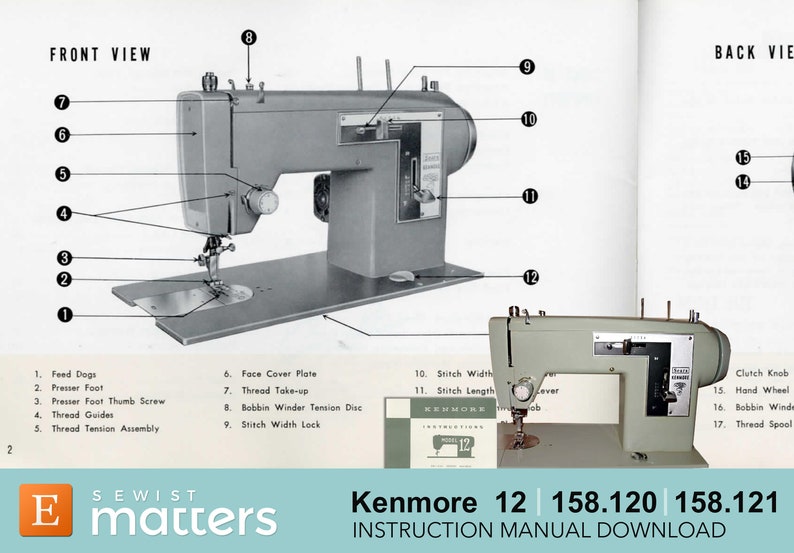 Kenmore Sewing Machine Tension Assembly Diagram - Wiring Diagram