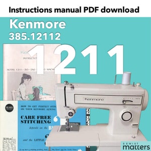 Manuale di istruzioni per macchina da cucire Kenmore 1211, 15812112 (158.12112) in formato PDF da scaricare