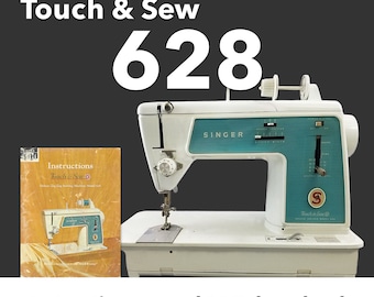 Singer 628 Touch & Sew Deluxe zigzagnaaimachine handleiding pdf