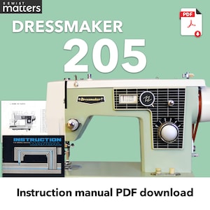 205 Dressmaker  205 Good Housekeeper Sewing Machine Instruction Manual PDF Download