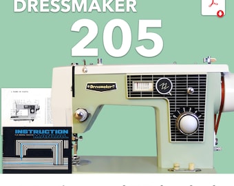 205 Dressmaker  205 Good Housekeeper Sewing Machine Instruction Manual PDF Download