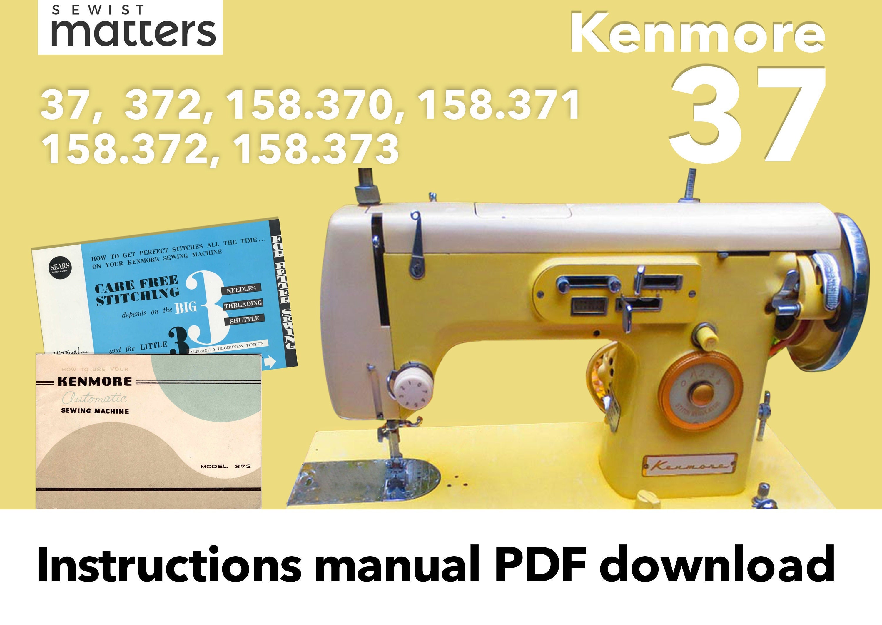 Tools Kenmore 1780 158.17800 Convertible Sewing Machine Instruction