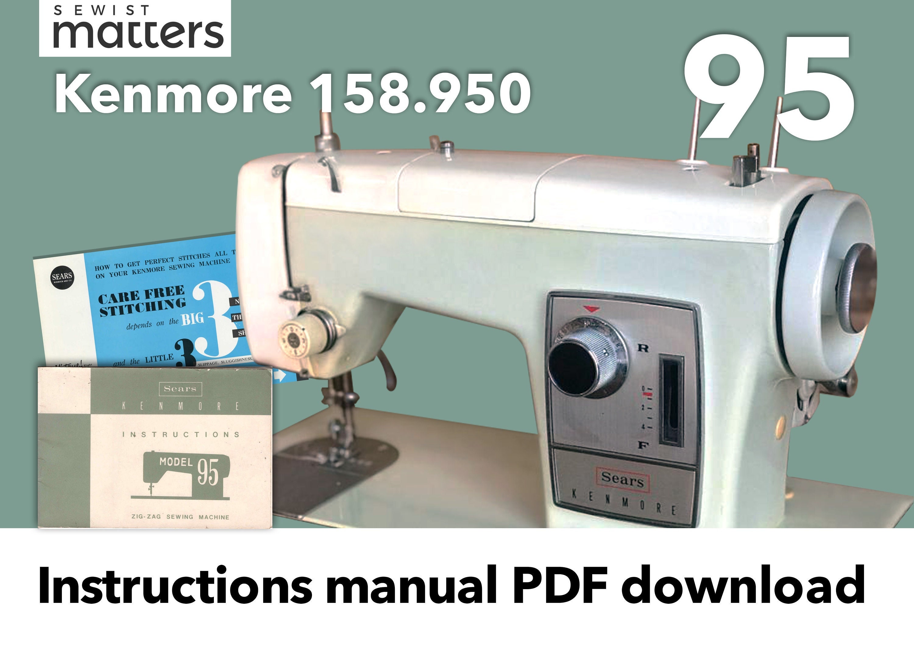 Kenmore 75 158.750 Sewing Machine Instruction Manual PDF Download