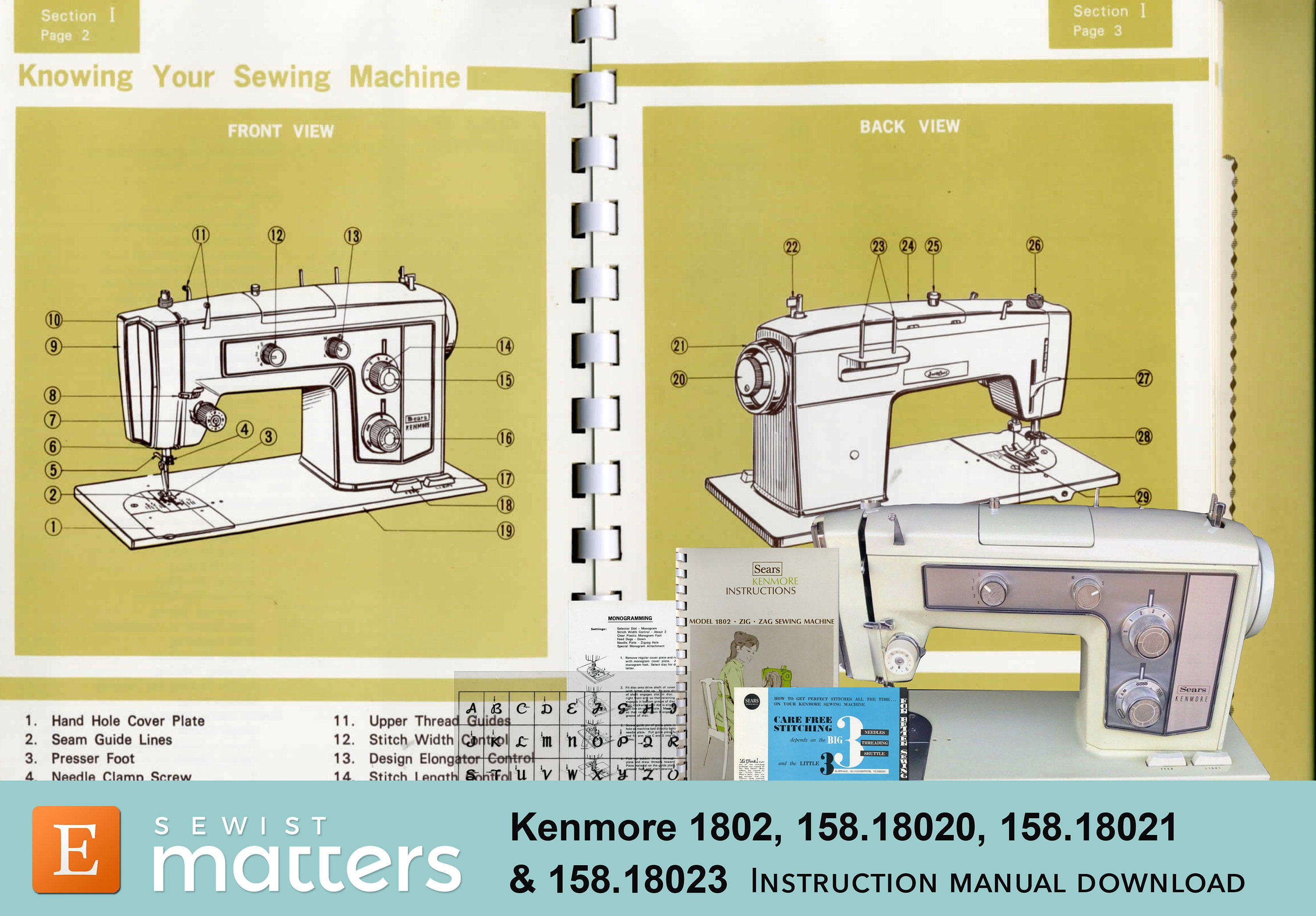 Vintage Sewing Machines: Kenmore 17881