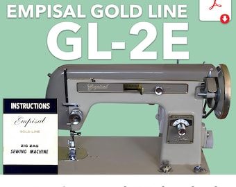 Empisal Gold-line GL-2E  Sewing Machine Instruction Manual PDF Download