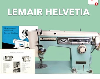 Lemair Helvetia, Brother 631, Jones 651 Wizard 3KC 8844 Naaimachine Handleiding PDF-download