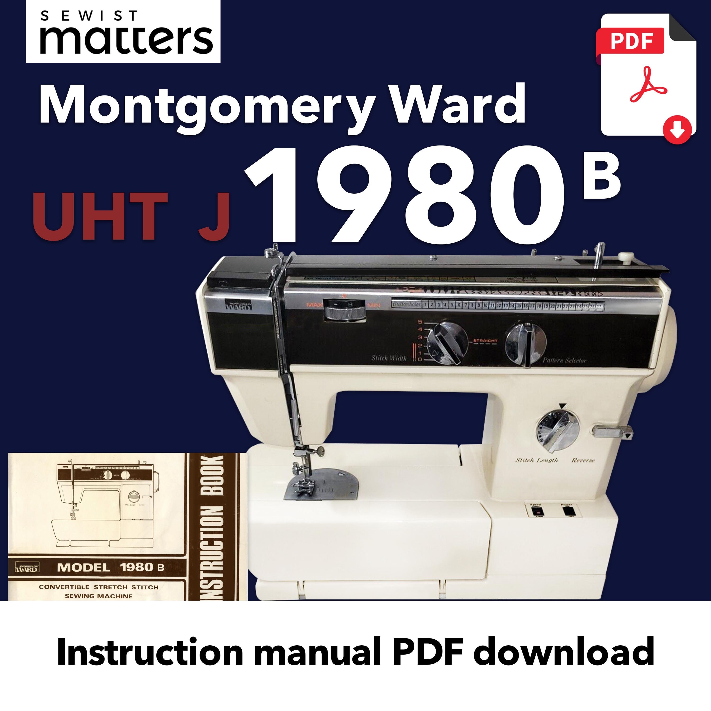 Montgomery Ward 1980B | UHT J1980 Convertible Stretch Stitch