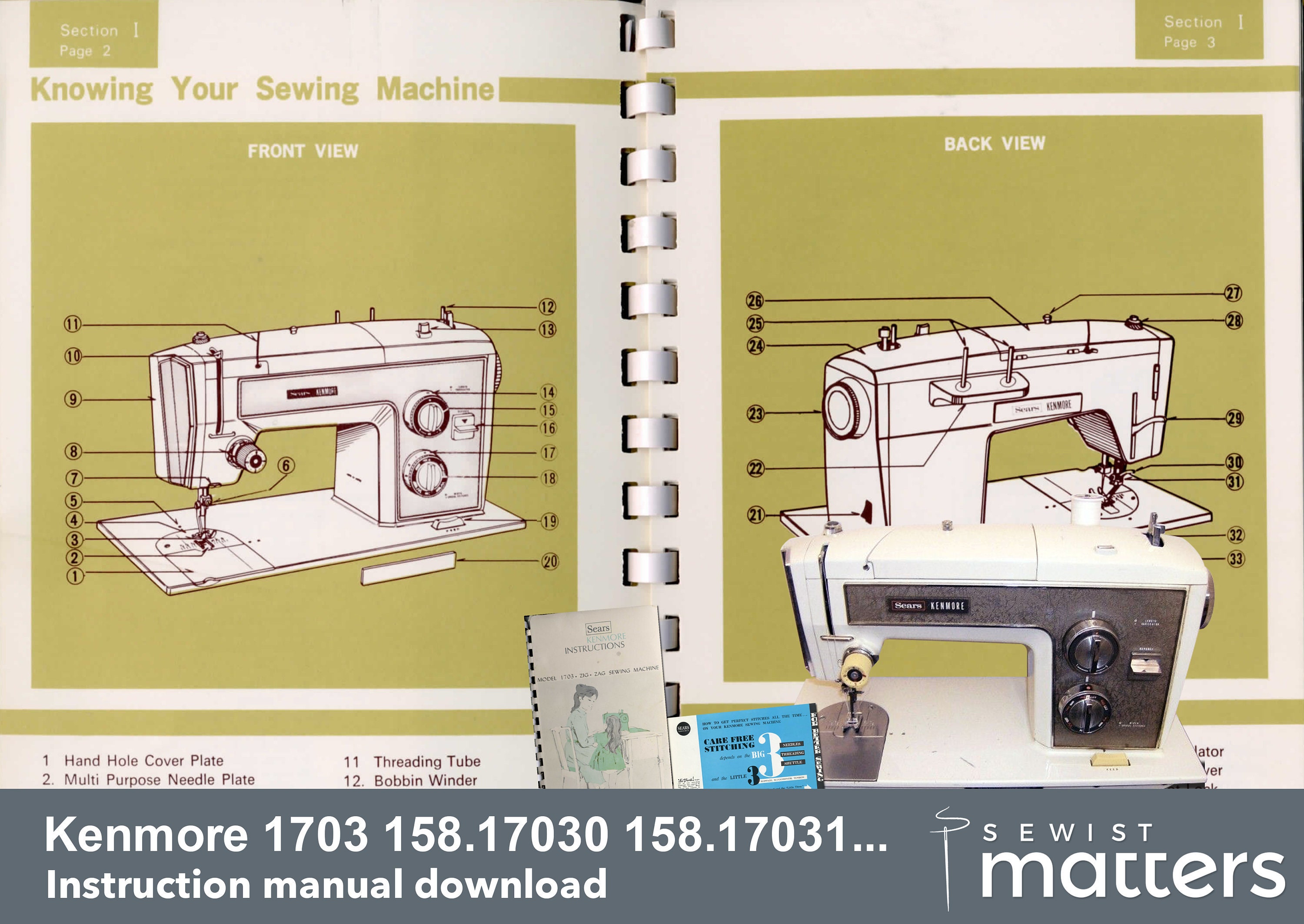 White 782 Sewing Machine Instruction Manual