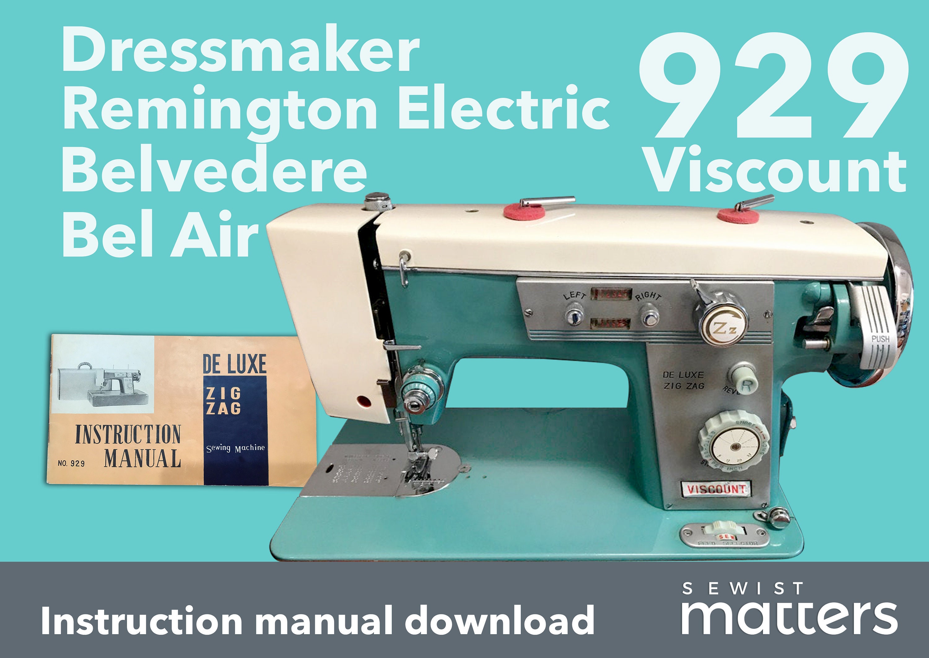 Deluxe Zig Zag Dressmaker Sewing Machine -  Canada