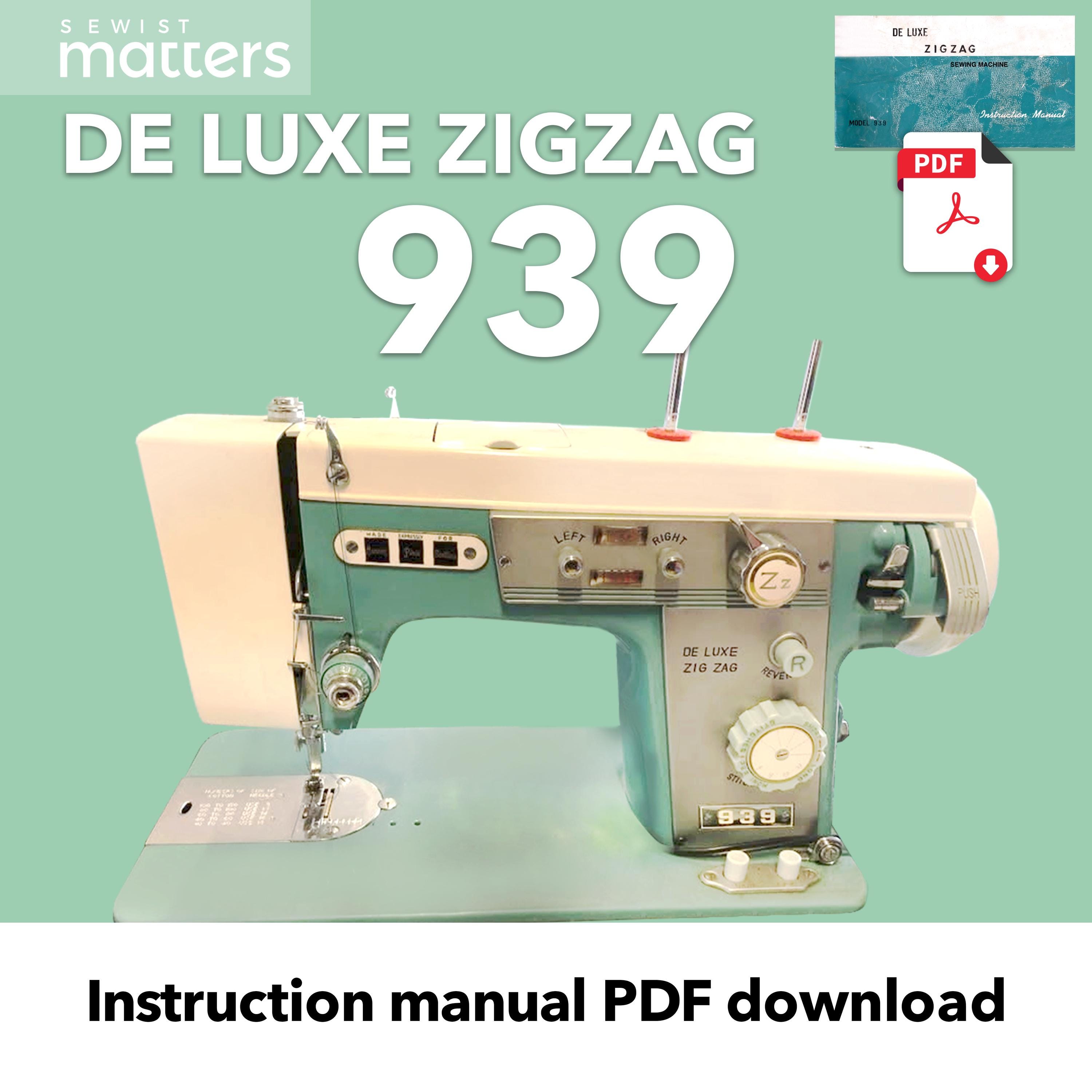 Deluxe Zig Zag Dressmaker Sewing Machine - Etsy