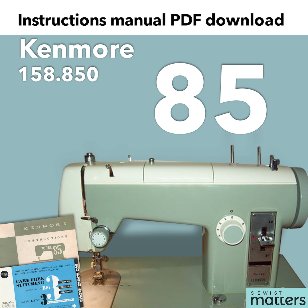Kenmore 85, 158.850, 158850 Automatic Zigzag Sewing Machine
