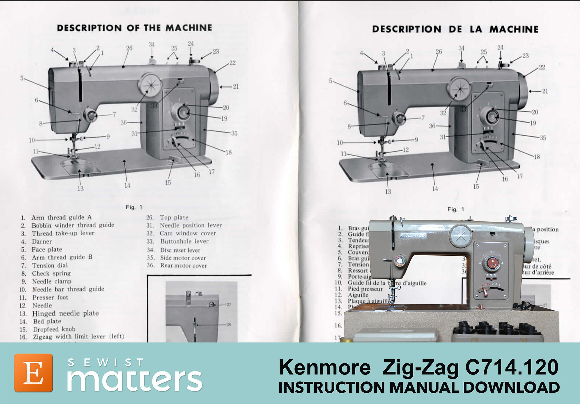 Kenmore C714.1020,nelco SZA800L, Lemair Super Deluxe Sewing Machine