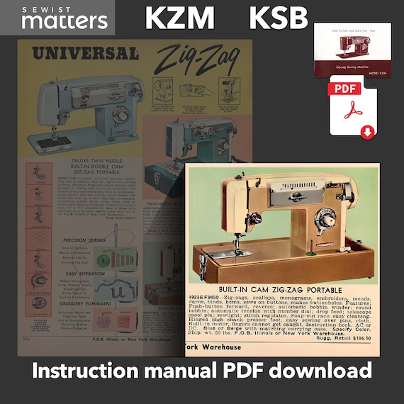 KZM, KSB-3 Dressmaker, Universal, Rotary Electric Morse Ambassador