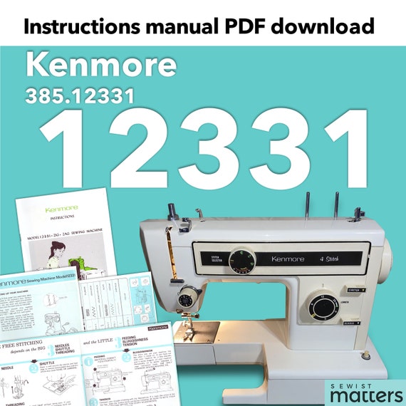Kenmore 385 Series Sewing Machine Beginner Tutorials 