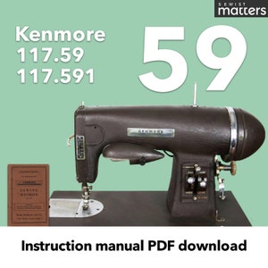 Imperial Kenmore  117.590, Kenmore 59 Rotary Sewing Machine Instruction Manual PDF Download