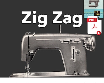 Manual de instrucciones de la máquina de coser en zigzag (PDF)