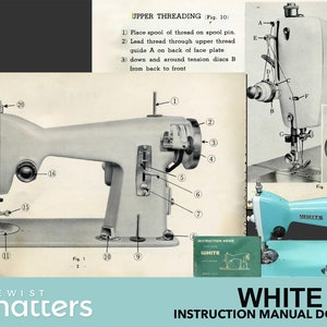 White 1514 Sewing Machine Instruction Manual PDF Download