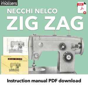 Zig zag Sewing Machine Instruction Manual PDF Download