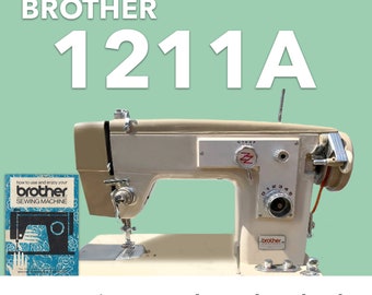 1211A Brother Sewing Machine Instruction Manual PDF Download