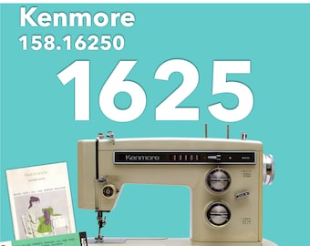 Kenmore 1625 (158.1625–158.16250) Zig-zag Sewing Machine Manual – PDF Instant Download