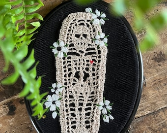 Embroidery and crochet