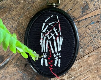 Embroidery hoop, together forever