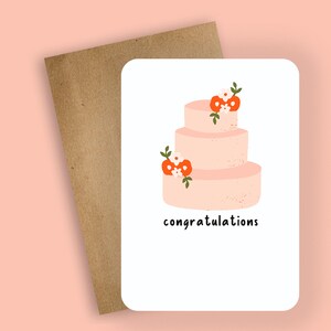 Herzlichen Glückwunsch // Grußkarten, Food Pun, Humor Karte, lustige Karte, Geschenk Karte, Hochzeitskarte, Glückwunschkarte