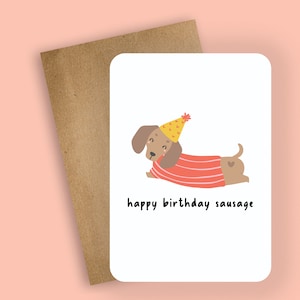 Gefeliciteerd met je verjaardag // Wenskaarten, humorkaart, grappige kaart, cadeaukaart, hondenkaart, verjaardagskaart
