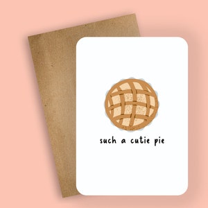 zo'n schatje // Wenskaarten, Food Pun, humorkaart, grappige kaart, cadeaubon, babykaart