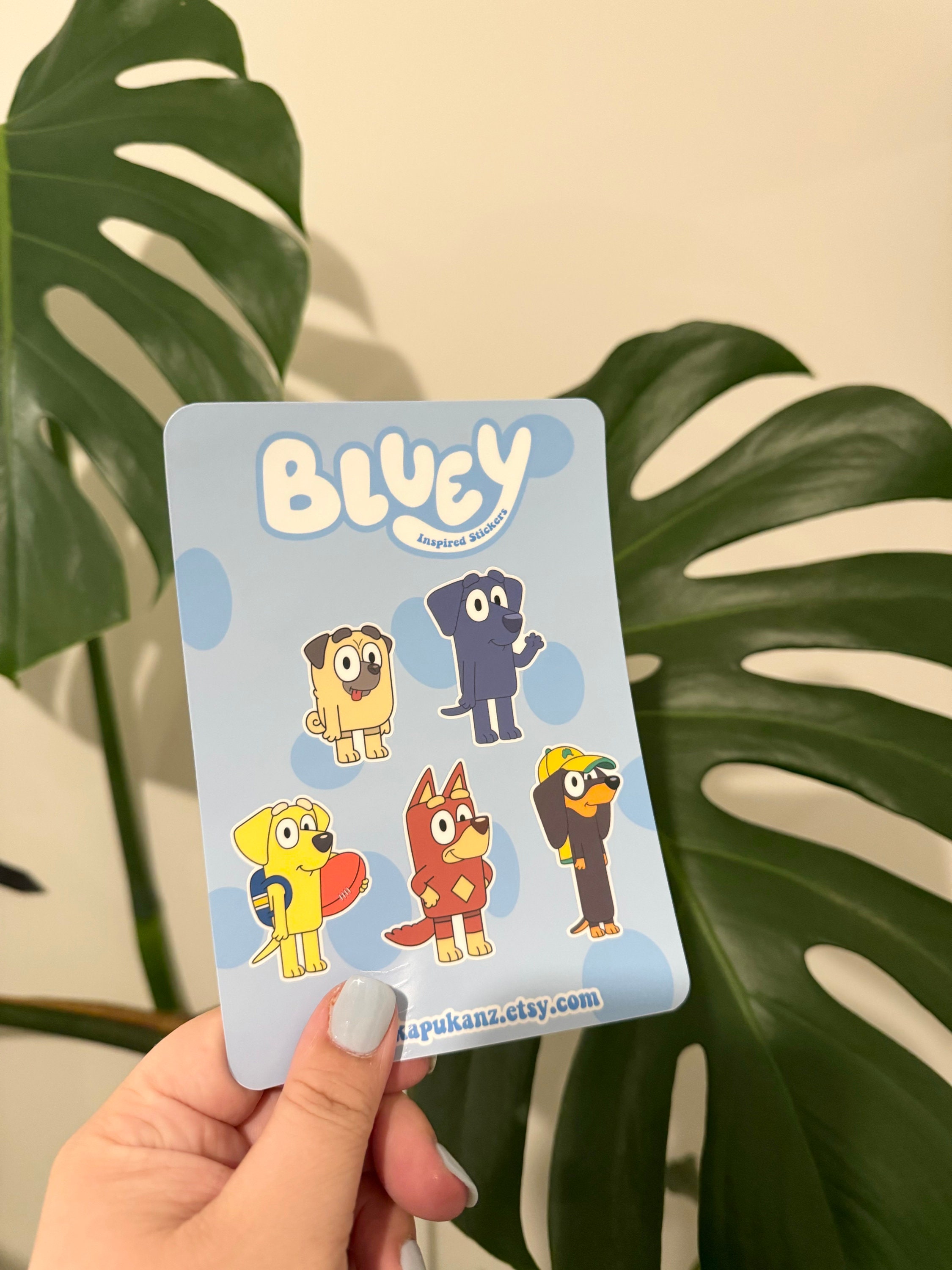 Bluey's Friends Inspired Sticker Sheets // Kindle Sticker, Kobo Sticker ...