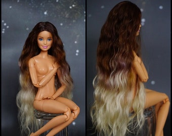 Wigs for Barbie, Ken, Fashion Royalty, Integrity Toys doll Wig- ANY COLOR or STYLE, doll hair [kanekalon, saran, nylon, yarn]