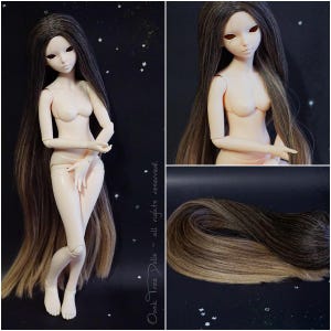 Minifee ombre wig 6" - 7" size, 18.5cm head circumference
