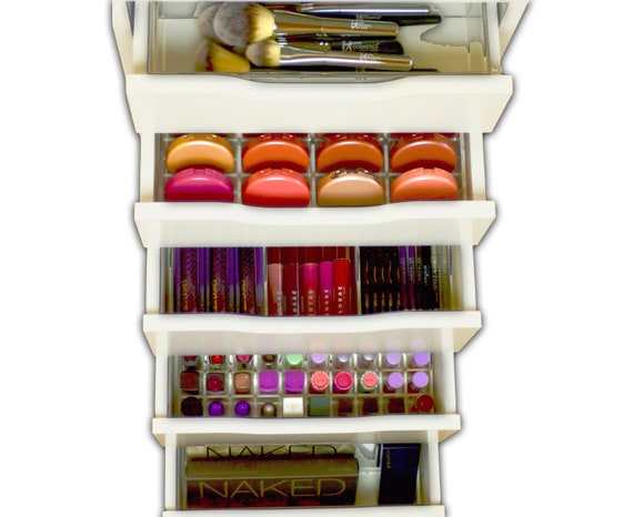 Ikea Alex 5 Drawer Organizer Bundle Acrylic Makeup Divider Etsy
