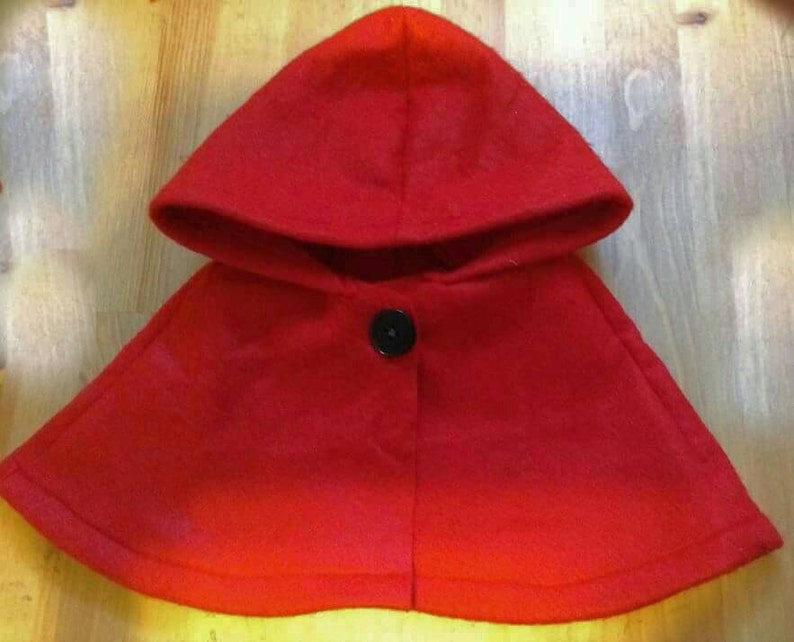 Toddler Red Riding Hood Newborn Photo Prop Sitter