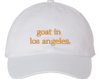 GOAT Dad Hat, Embroidered Greatest Of All Time, Birthday, gift, Easter, fathers day, mothers day, best friend, Lover