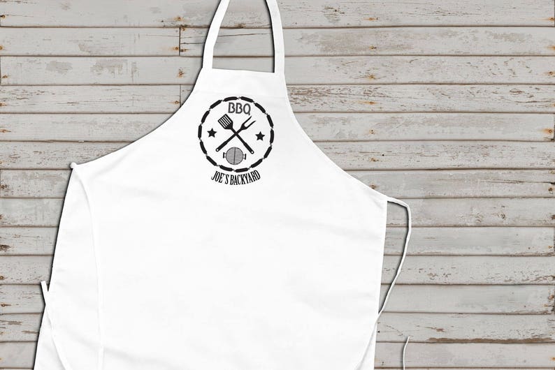 Cute Apron Fathers day gift Customized Barbecue Apron BBQ Apron great grilling dad gift grilling apron Gifts for Him