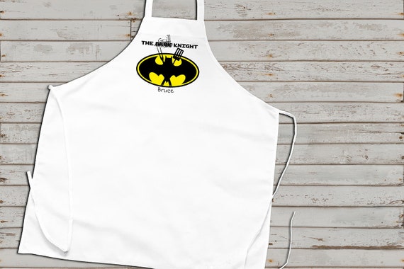 Bbq Apron Batman Apron Customized Barbecue Apron Fathers Etsy Bbq Apron Batman Apron Customized Barbecue Apron Fathers Etsy