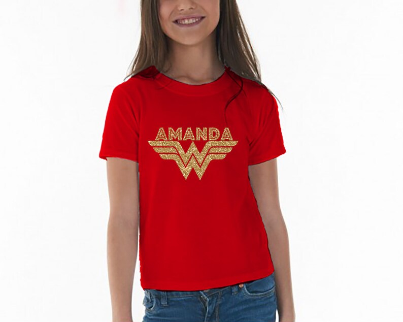 girls wonder woman t shirt