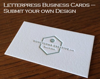 letterpress business cards etsy letter pressed business cards