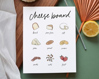 Cheese Board Print