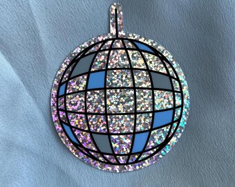 Glitter Disco Ball Sticker