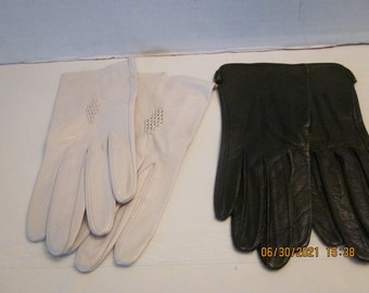 2 pair Leather Gloves