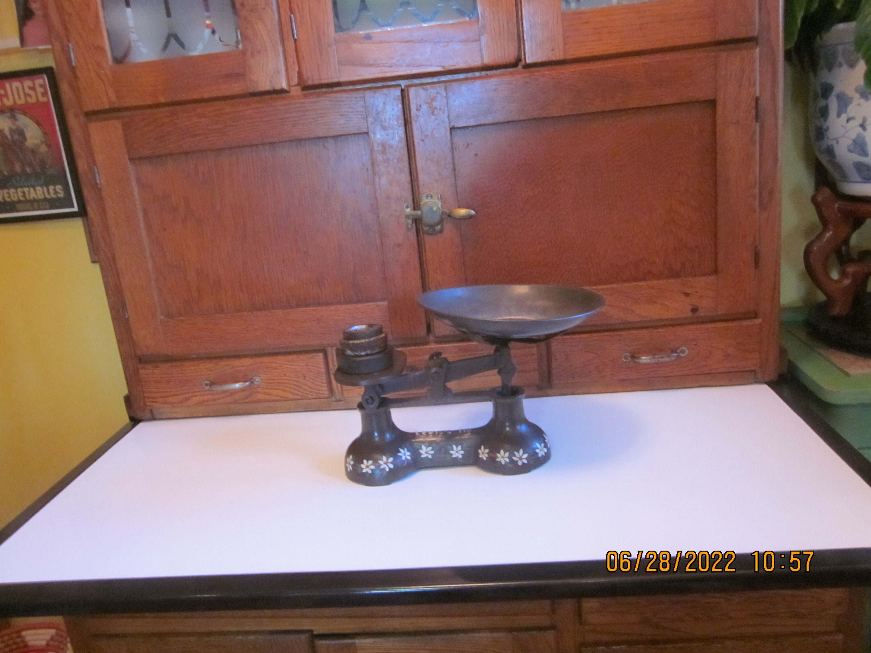 Vintage Cast Iron Scale Etsy