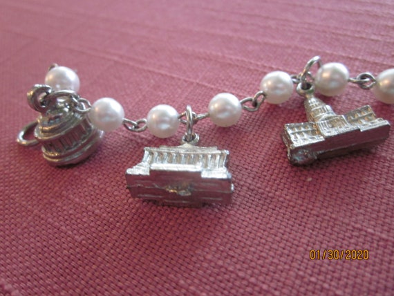 Pearl Charm Bracelet - image 2