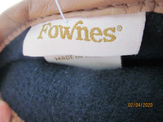 Vintage Fownes Leather Gloves - image 7